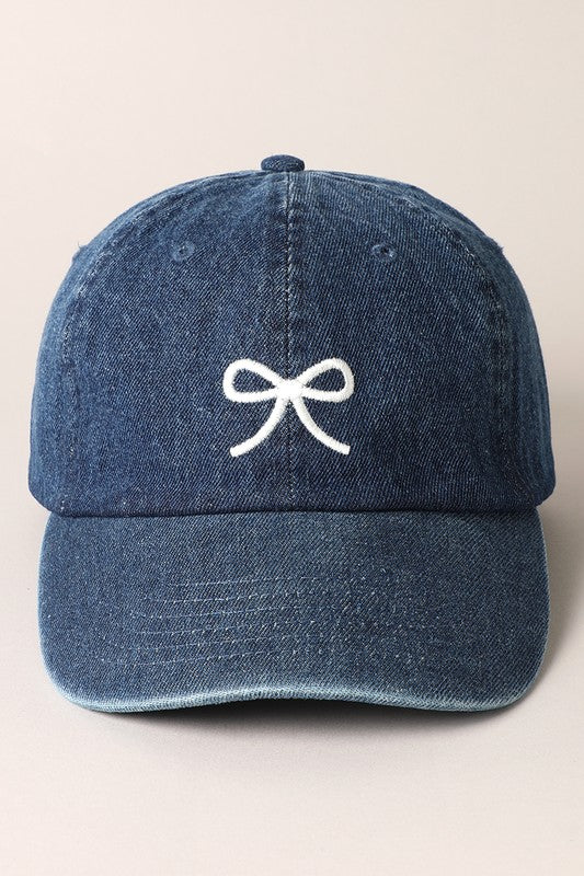 Bugzie’s Bold Bow Denim Cap