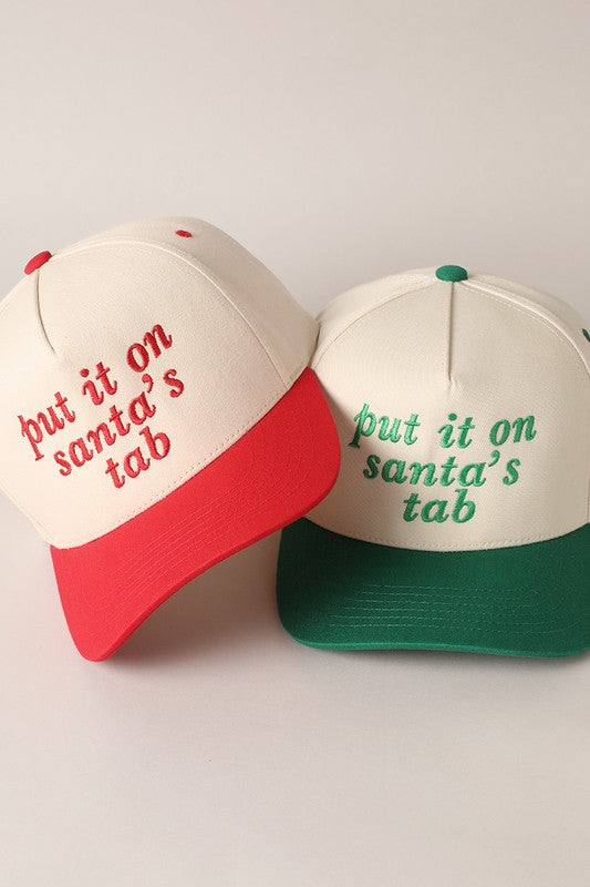 “Put It On Santa’s Tab” Trucker Hat