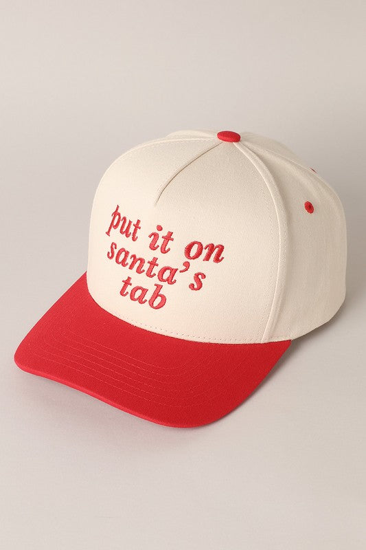 “Put It On Santa’s Tab” Trucker Hat