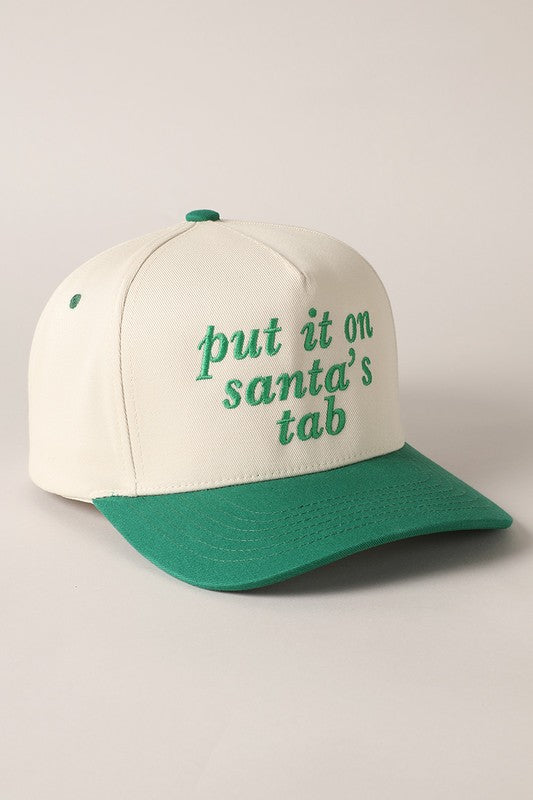 “Put It On Santa’s Tab” Trucker Hat