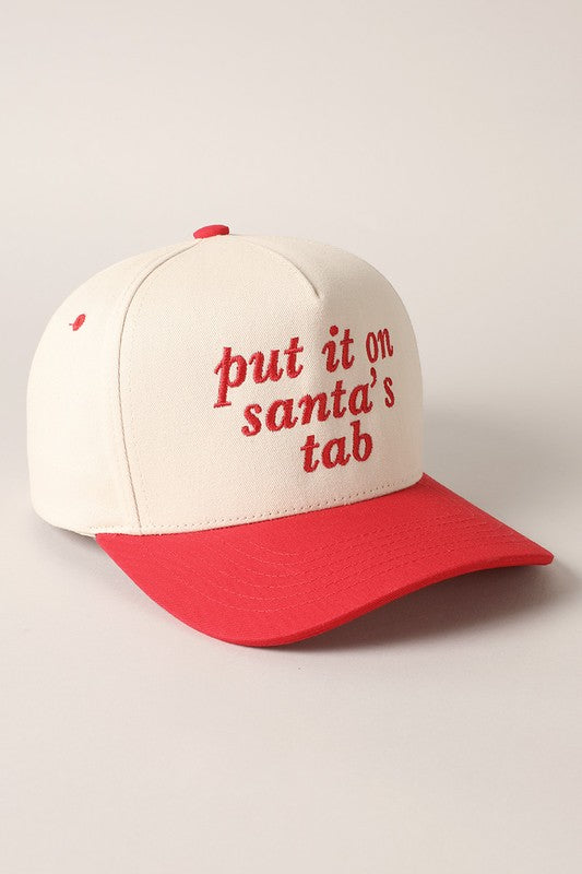 “Put It On Santa’s Tab” Trucker Hat